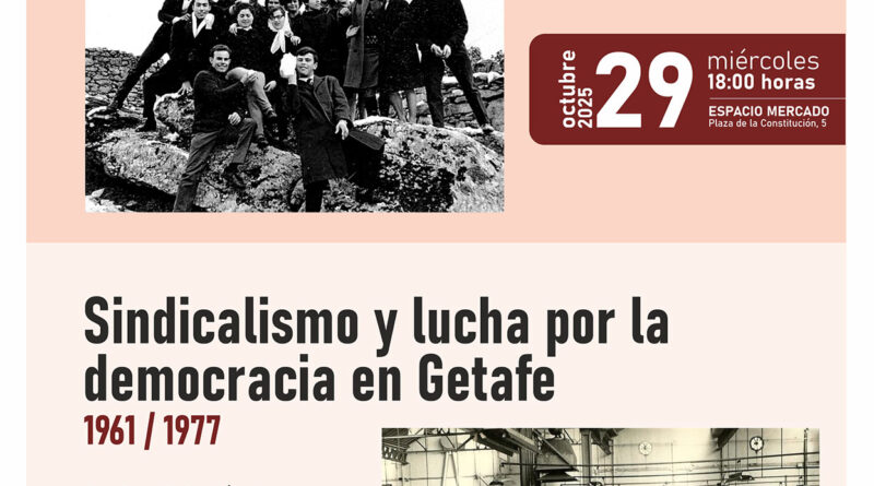 Getafe presenta un ciclo de actos que ponen el acento en la Juventud y en la Memoria Democrática