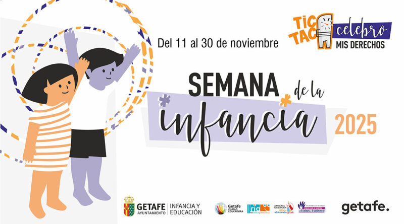 Getafe celebra los derechos de la infancia del 11 al 30 de noviembre