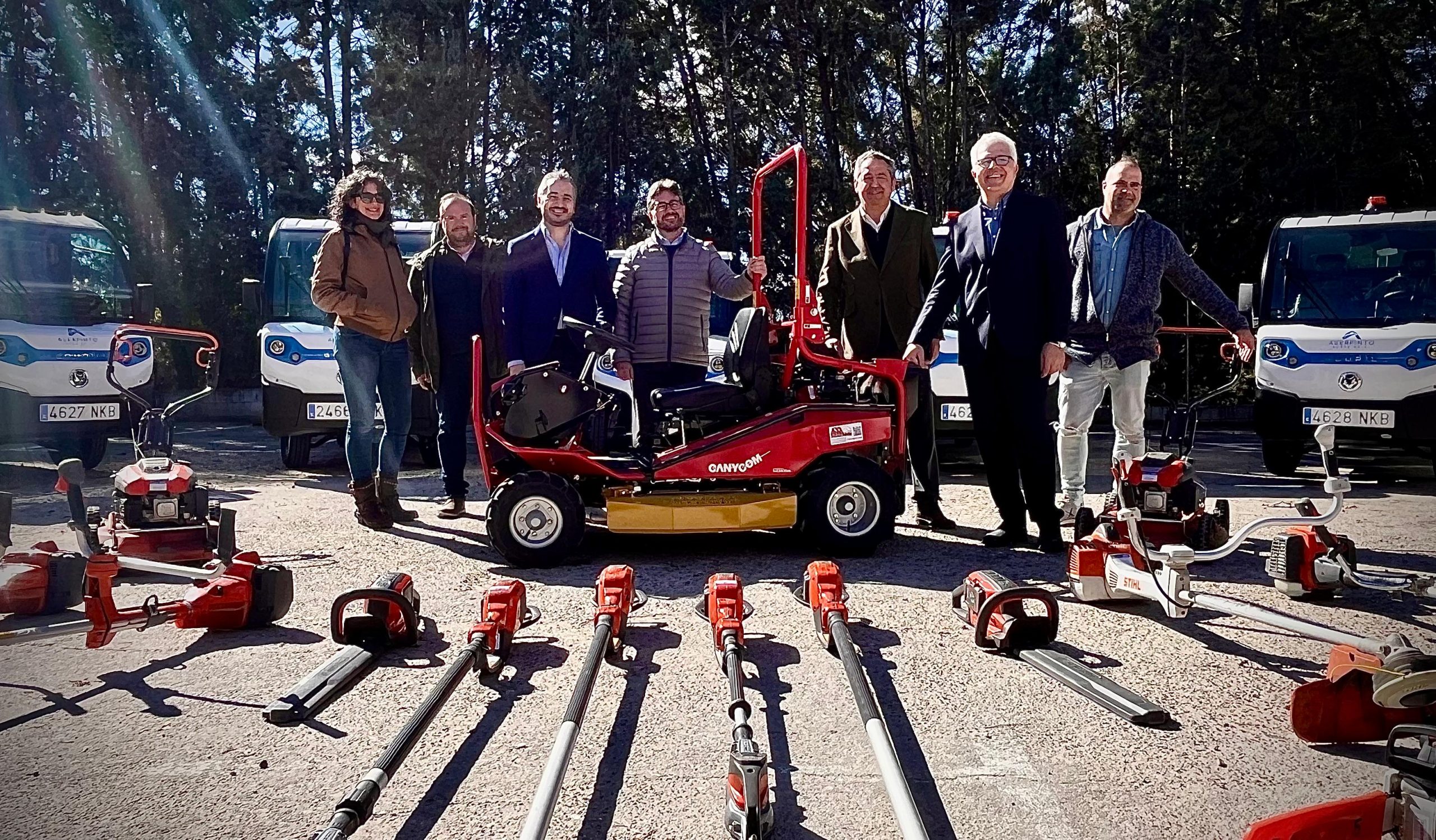 Pinto renueva los vehículos y maquinaria del servicio municipal de jardinería con más de medio millón de euros
