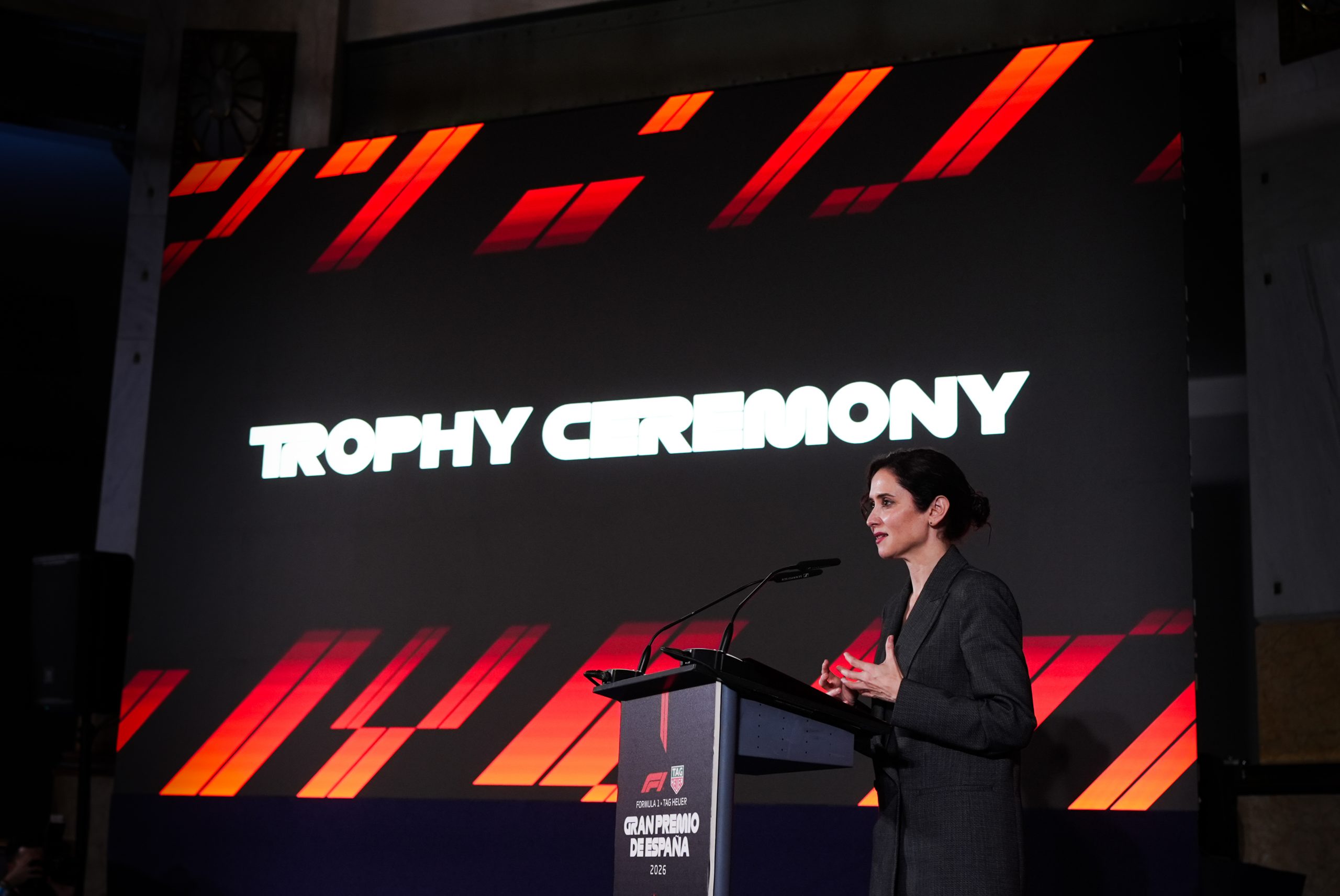 Presentado en sociedad el trofeo del GP de España de Fórmula 1