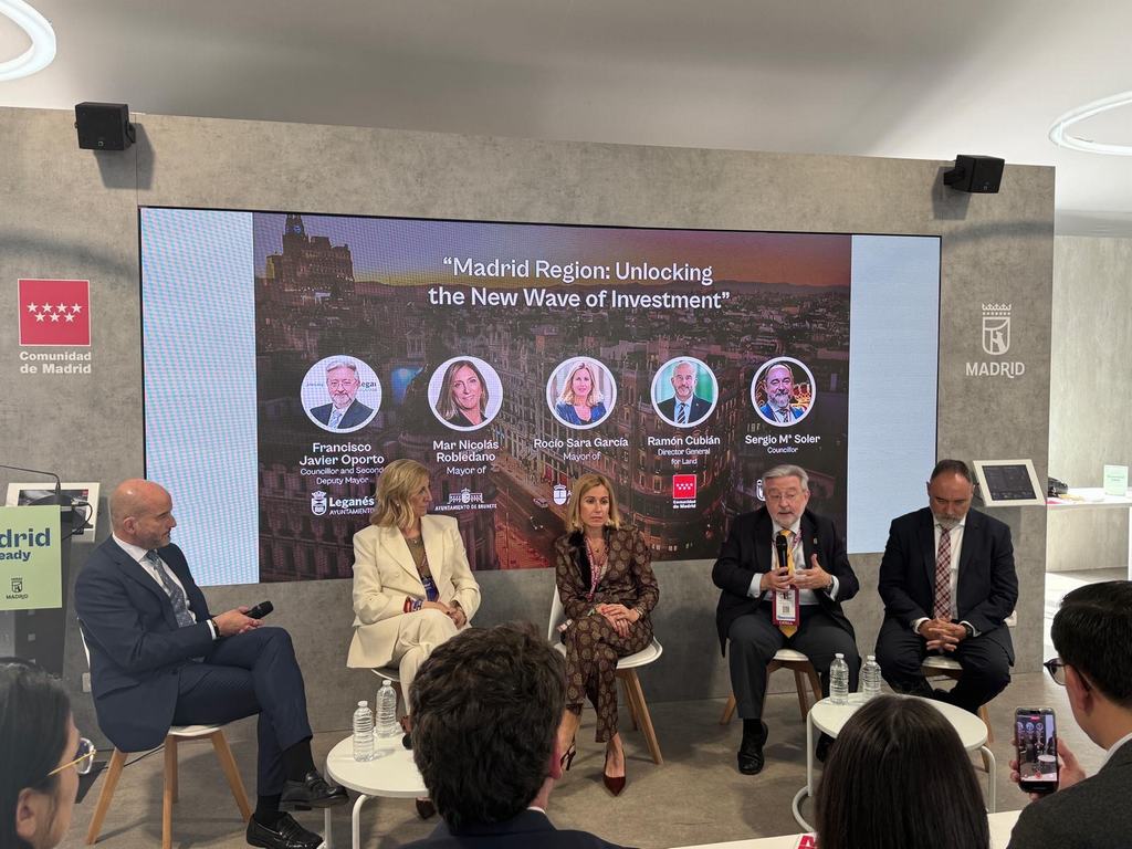 El Ayuntamiento de Leganés presenta en MIPIM Cannes el proyecto urbanístico ‘Puerta de Madrid’, un nuevo barrio sostenible con 4.000 viviendas