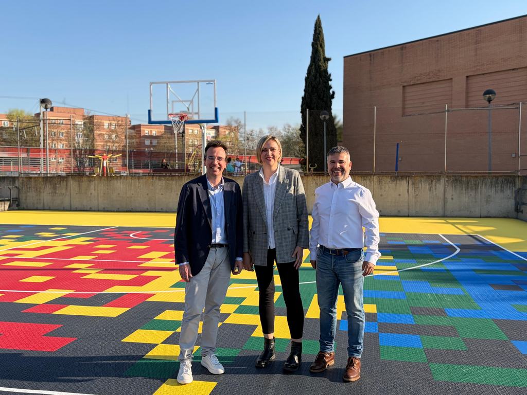 El Ayuntamiento de Leganés renueva las pistas deportivas exteriores del Julián Montero, La Cantera, Olimpia y Nuevo Carrascal