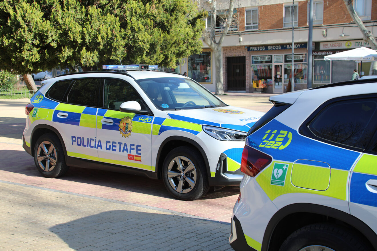 La Policía Local de Getafe refuerza sus operativos con 5 nuevos vehículos híbridos