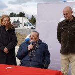 Colocada la primera piedra del campo de fútbol ‘Gregorio Serrano’