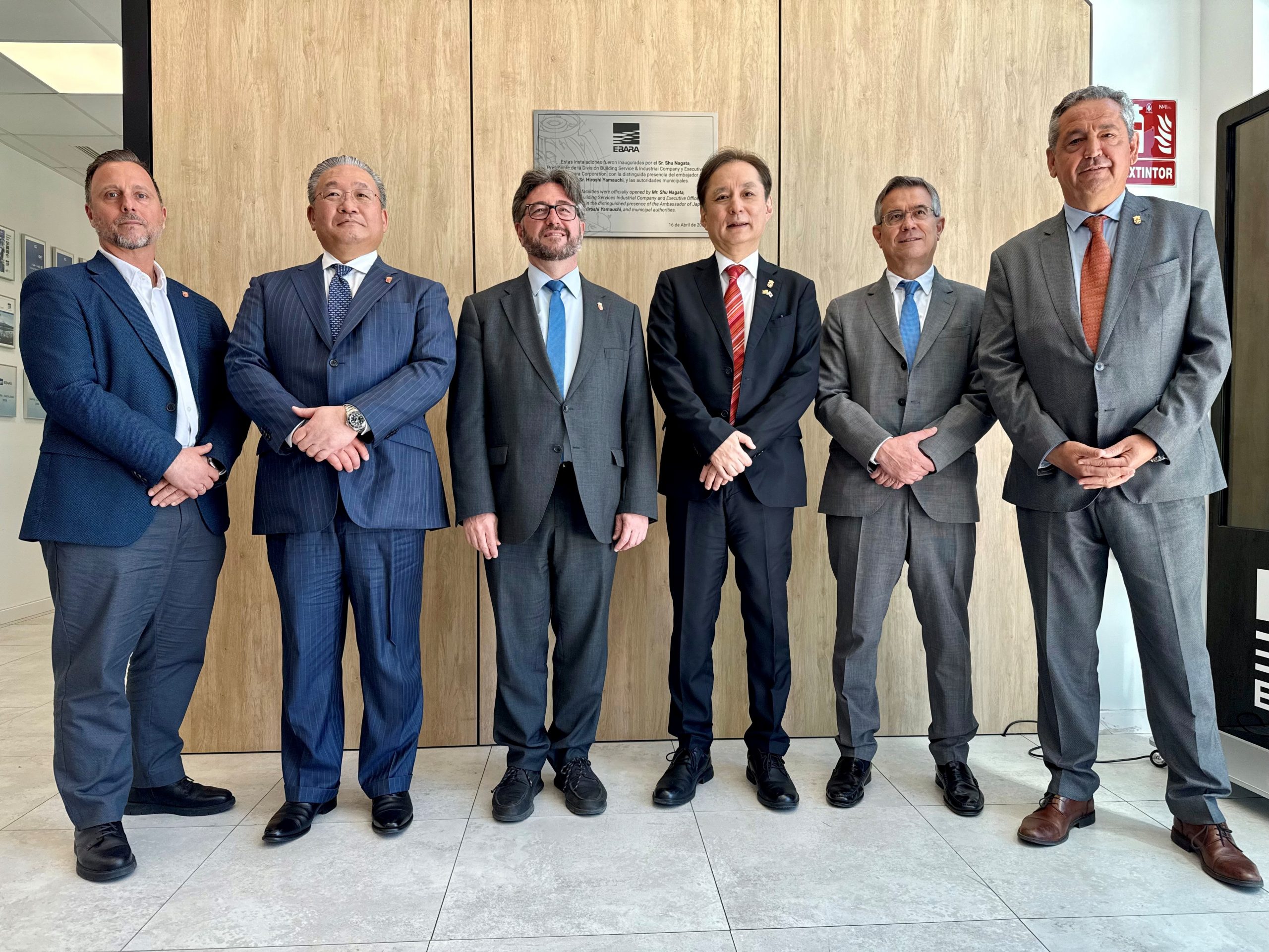 El Alcalde de Pinto y el Embajador de Japón inauguran la nueva fábrica de la multinacional EBARA Pumps Iberia
