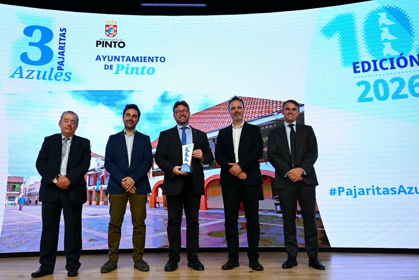Pinto recibe por tercer año consecutivo tres Pajaritas Azules por su compromiso con el reciclaje de papel y cartón