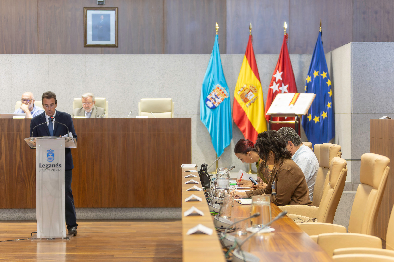 El alcalde detalla una decena de infraestructuras para transformar Leganés en el Debate del Estado de la Ciudad