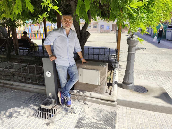 Se instala por impulso de ULEG la primera fuente bebedero para personas y perros en vía pública en Leganés