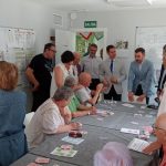 La Comunidad de Madrid visita el centro de día San Juan XXIII en Leganés