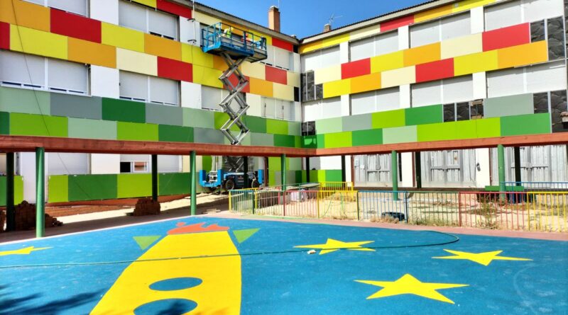 Getafe invierte más de 1.000.000 de euros en obras de colegios este verano