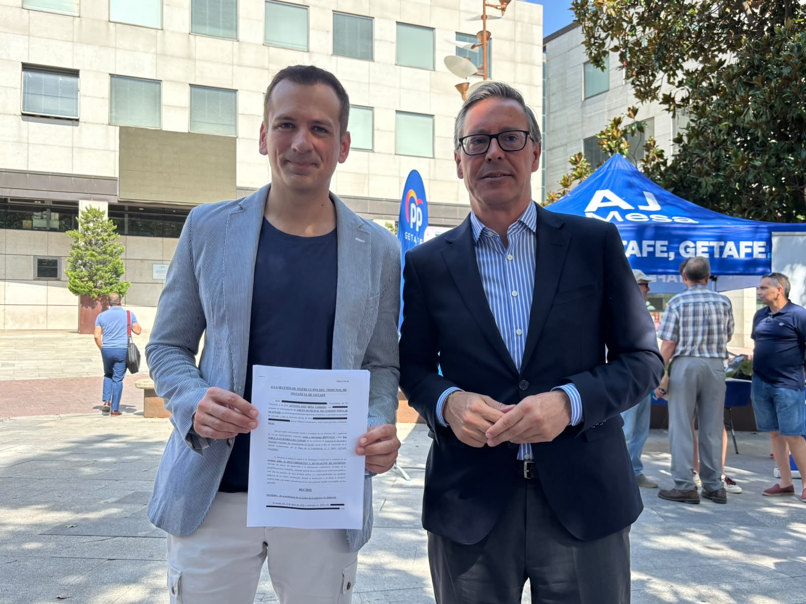 El PP de Getafe denuncia en el juzgado un posible uso indebido de datos en la Concejalía de Seguridad