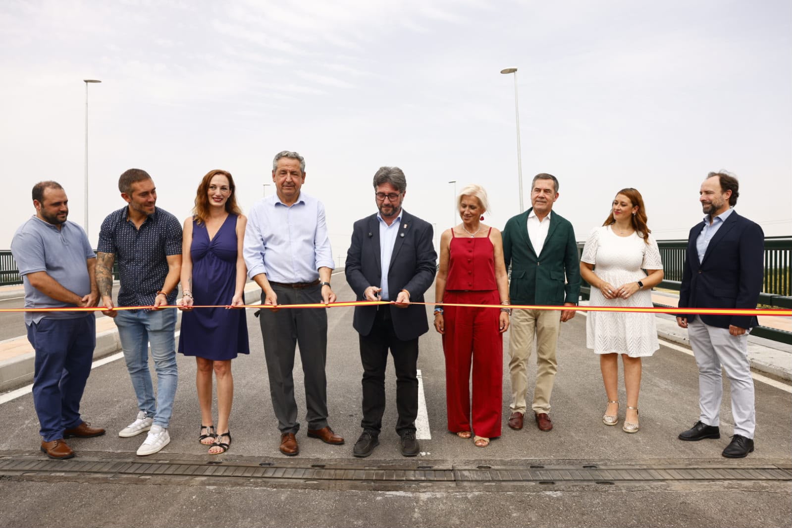 El Alcalde de Pinto inaugura el Puente Isaac Albéniz, que unirá La Tenería con la M-408 y M-506