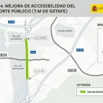Transportes adjudica por 40,7 millones de euros las obras para mejorar la accesibilidad del transporte público en la A-4 en Getafe