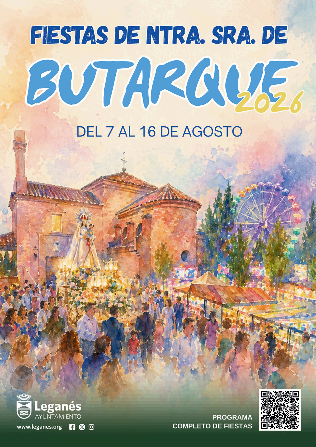 Un gran concierto de la Orquesta París de Noia, en el pregón que darán las Peñas, y Café Quijano, Enol y Demarco Flamenco, en las Fiestas de Butarque en Leganés