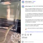 Agentes de la Policía Local de Leganés recuperan una serpiente que se había colado en un bar