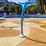 Getafe estrena una moderna fuente infantil en el barrio de San Isidro