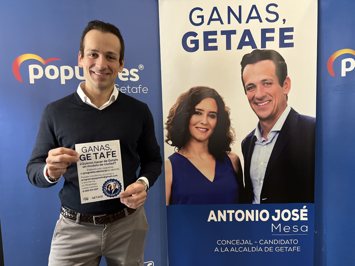 AJ Mesa alerta de los altos índices de criminalidad en Getafe, tras el último informe de Interior