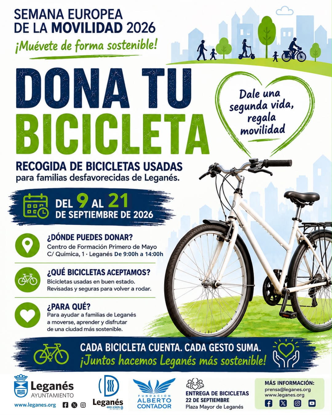 Leganés se convierte en referente nacional con la Feria del Vehículo ECO, que se celebrará durante la Semana de la Movilidad en la Ciudad del Automóvil