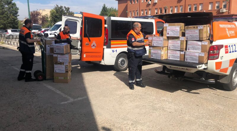 Protección Civil Getafe acoge un curso de voluntarios de toda España