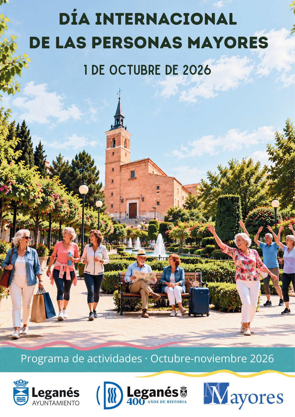 Leganés conmemora el Día Internacional de las Personas Mayores con una amplia programación de actividades hasta finales de noviembre
