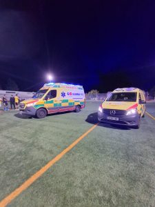 Un desfibrilador y la rápida actuación de los testigos salvan a un deportista de 40 años en Getafe