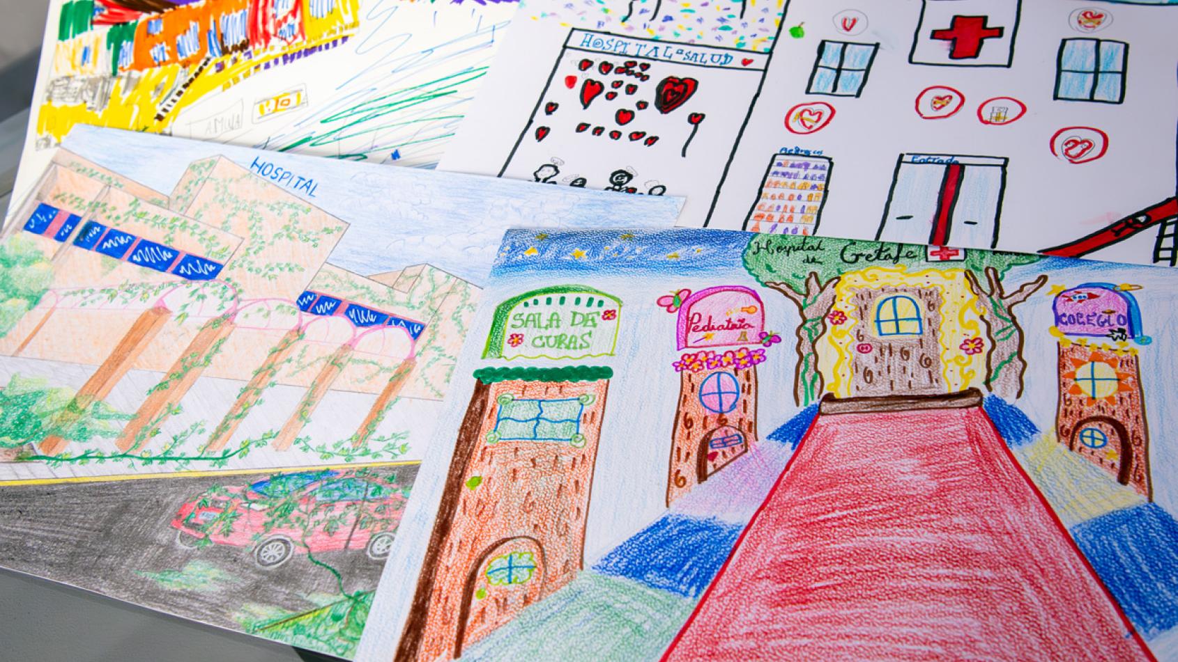 El Hospital público de Getafe entrega los premios de su Concurso de pintura rápida infantil y juvenil